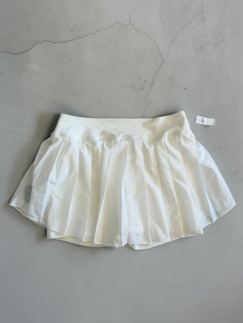 OLD NAVY White Pleated Tennis Skort Size XL NEW NWT